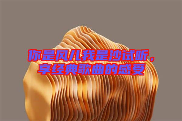 你是風(fēng)兒我是沙試聽，享經(jīng)典歌曲的感受