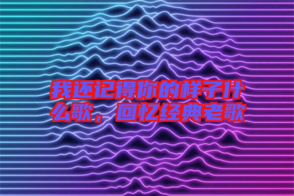 我還記得你的樣子什么歌，回憶經典老歌