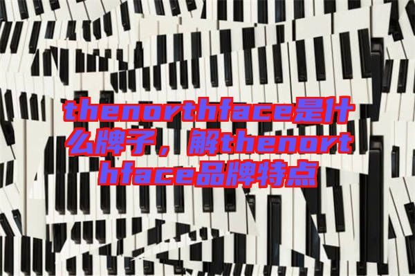 thenorthface是什么牌子，解thenorthface品牌特點