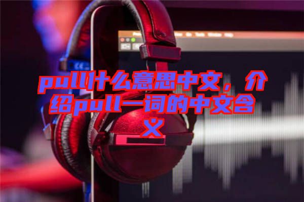 pull什么意思中文，介紹pull一詞的中文含義