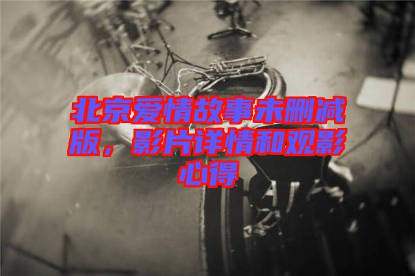北京愛(ài)情故事未刪減版，影片詳情和觀影心得